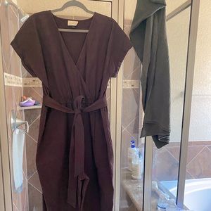 Plum Trouser Jumpsuit , XL